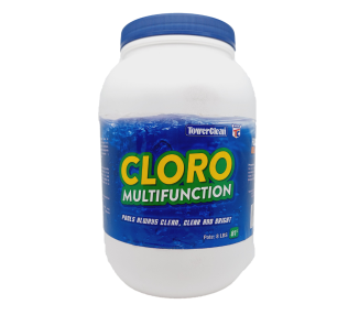 Cloro granulado multifuncional 8 libras de la marca Tower Clean Moderna Comercial
